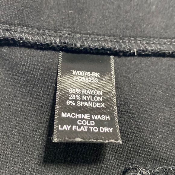 Betabrand‎ Pull-On Stretch Straight Leg Yoga Classic Comfort Pants Black LP - Picture 8 of 9